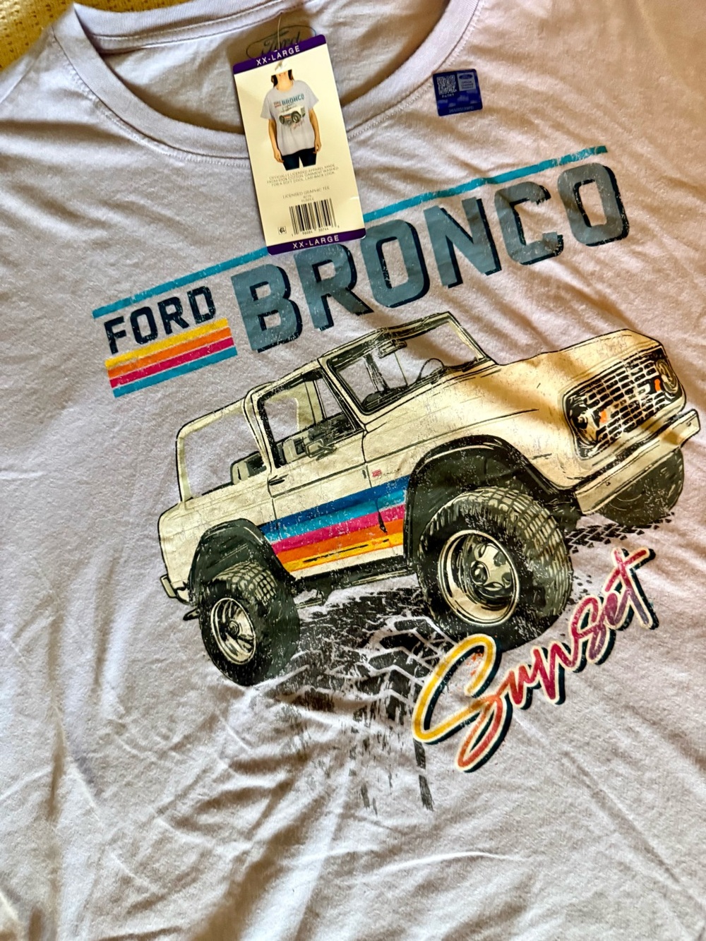 Ford Bronco Sunset Graphic Tee - NWT   XXL